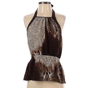 Real silk halter top